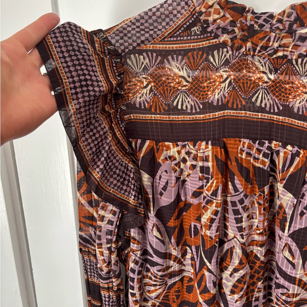 Women's Multicolor Patterned Top - Picture 2 of 9